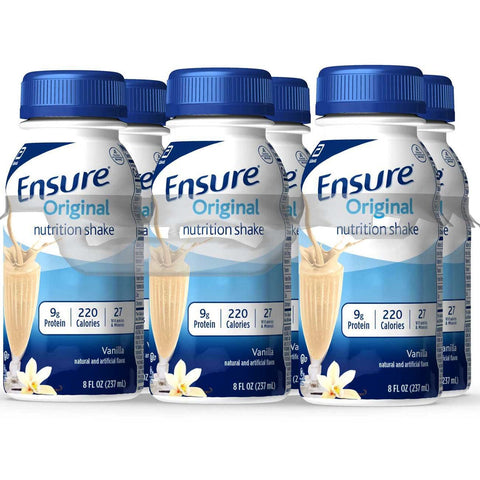 Ensure Homemade Vanilla Nutrition Shake, 8 Fluid Ounce -- 24 per case.