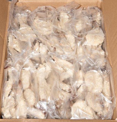 Singleton Breaded Butterfly Shrimp, 6 Ounce -- 12 per case.
