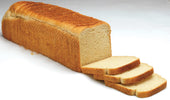 Flower Foods White Whole Grain Pullman Style Bread, 24 Ounce -- 10 per case.