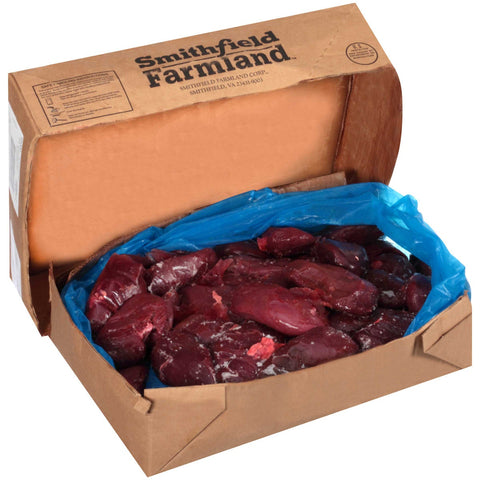 Farmland Smithfield Bulk Packed Poly Lined For Export Edible Pork Kidneys, 30 Pound.