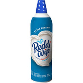 Reddi Wip Extra Creamy Dairy Whipped Topping, 13 Ounce -- 12 per case.