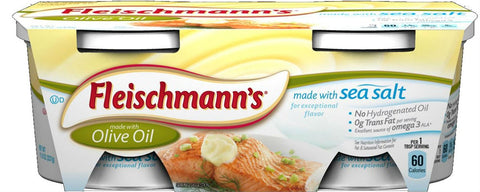 Fleischmanns Olive Oil Soft Spread - Twin Pack, 12.3 Ounce -- 12 per case.