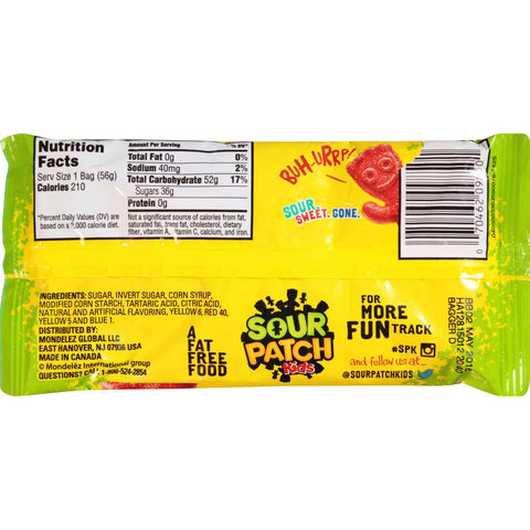 Sour Patch Kids Soft Candy, 2 ounce -- 288 per case