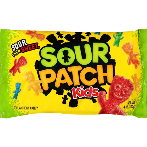Cadbury Adams Sour Patch Kids Soft and Chewy Candy, 14 Ounce -- 12 per case.