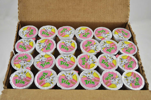 Yoplait Trix Strawberry Banana Bash Yogurt, 4 Ounce -- 48 per case.