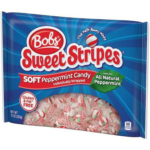 Bobs Sweet Stripes Soft Peppermint Candy, 10 Ounce