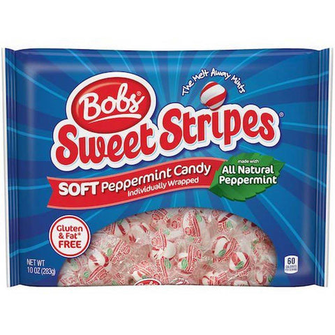 Bobs Sweet Stripes Soft Peppermint Candy, 10 Ounce