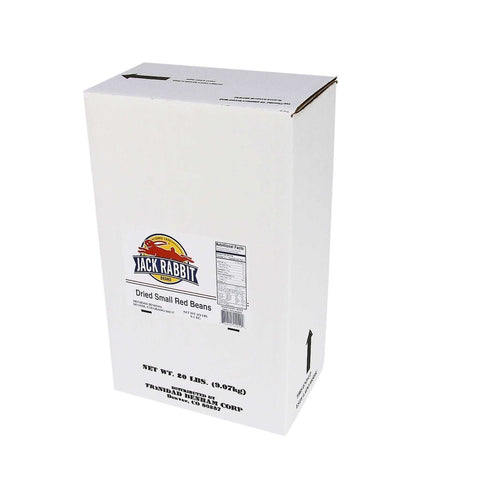 Jack Rabbit Small Red Beans - 20 lb. package, 1 package per case