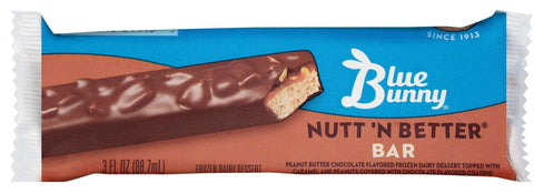 Blue Bunny Nutt N Better Ice Cream Bar, 3 Fluid Ounce -- 24 per case