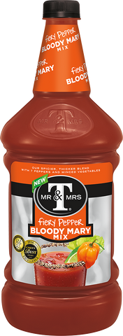 Mr and Mrs Ts Fiery Pepper Bloody Mary Mix, 1.75 Liter -- 6 per case.