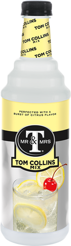 Mr and Mrs T Tom Collins Mix, 1 Liter -- 6 per case.