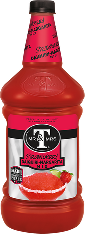 Mr and Mrs T Strawberry Daiquiri Margarita Mix, 1.75 Liter Pet Bottle -- 6 per case.