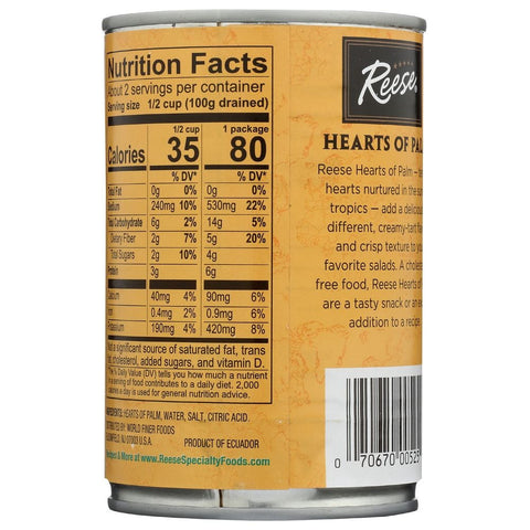 Reese Hearts of Palm, 14 Ounce -- 12 per case.
