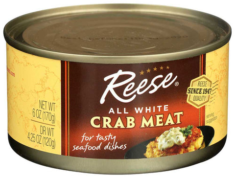 Reese All White Crabmeat, 6 Ounce -- 12 per case.