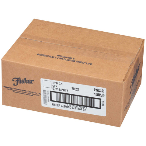 Fisher Natural Sliced Almond - Nut, 5 Pound.