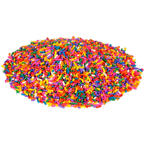 Fisher Rainbow Candy Sprinkles, 6 Pound -- 4 per case.