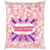 Fisher Starlight Peppermint White Center Candy, 5 Pound -- 5 per case.