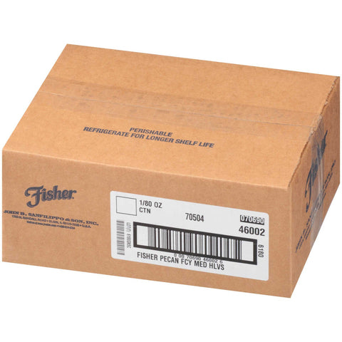 Fisher Fancy Medium Pecan Halve, 5 Pound.