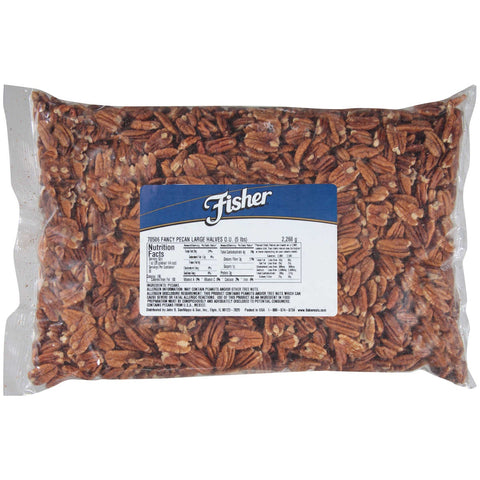 Fisher Fancy Large Pecan Halve, 5 Pound.