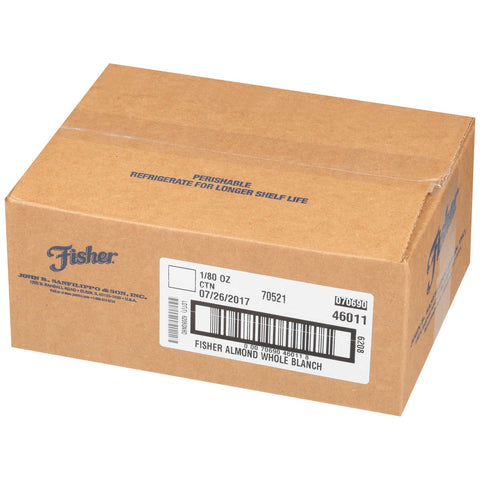 Fisher Whole Blanched Almond Nut, 5 Pound.