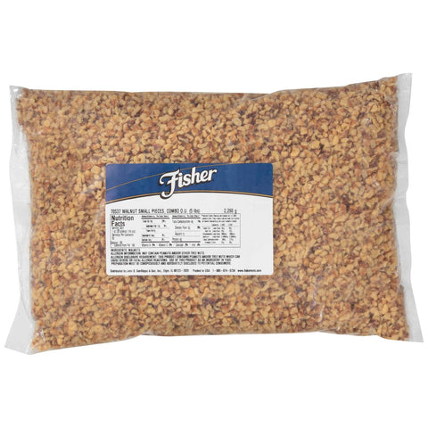 Fisher Small Walnut Pieces - Combo, 5 Pound.
