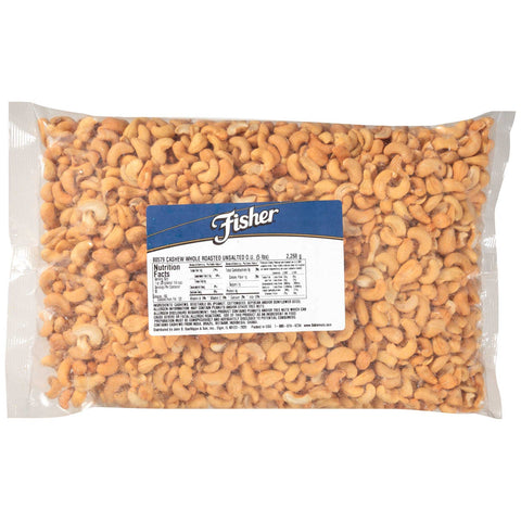 Fisher Whole Cashew Nut, 5 Pound.