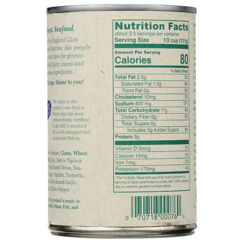 Bar Harbor New England Clam Chowder, 15 Oz -- 6 Per Case