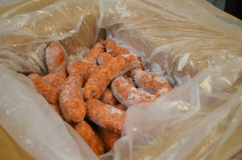 Eddy Pork Beef Green Chili 3 Ounce Sausage, 7.5 Pound.