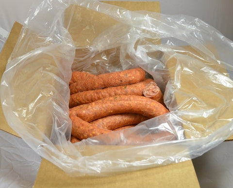 Eddy Pork and Beef Jalapeno and Cheese Sausage Rope, 10 Pound.