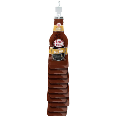 Beer Nuts Original Brand Snacks Bar Mix - Beer Bottle Bag, 1.125 Ounce -- 72 per case.
