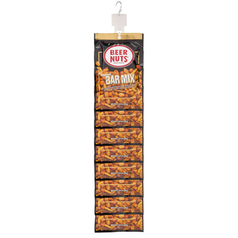 Beer Nuts Bar Mix - Clip Strip, 3.25 Ounce -- 48 per case.