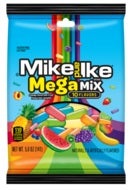 Mike and Ike Mega Mix, 5 Ounce Peg Bag -- 12 per case