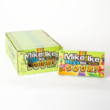 Mike and Ike Mega Mix Sours Candy, 5 Ounce -- 12 per case.