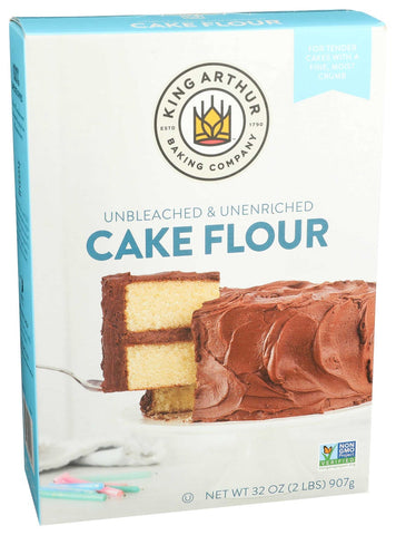 King Arthur Unbleached Cake Flour, 2 Pound -- 6 per case.