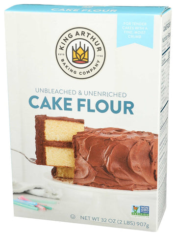 King Arthur Unbleached Cake Flour, 2 Pound -- 6 per case.