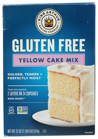 King Arthur Yellow Cake Mix, 22 Ounce -- 6 per case.