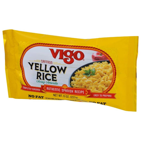Vigo Yellow Rice Bag - 8 ounce -- 12 per case.