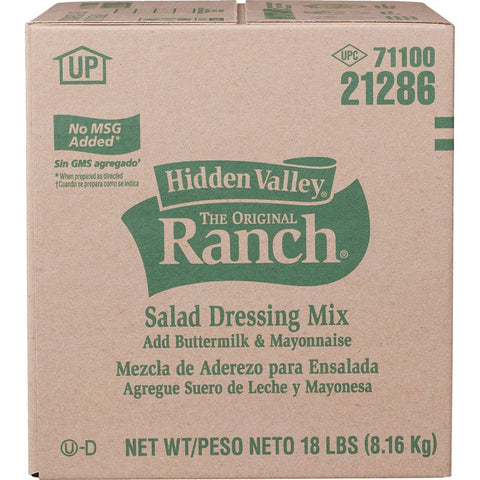 Hidden Valley The Original Buttermilk Ranch Salad Dressing Mix, 18 Pound.