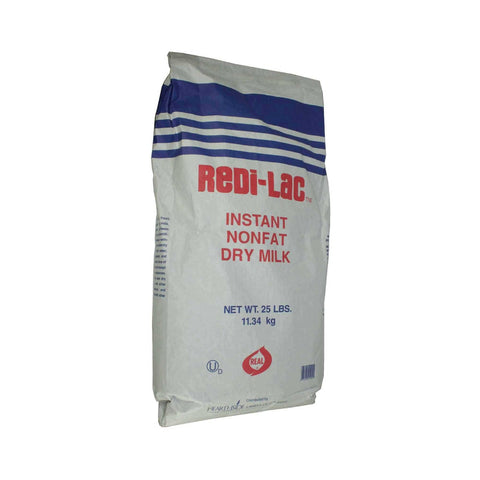 Redi Lac Instant Non Fat Dry Milk Crystals, 25 Pound