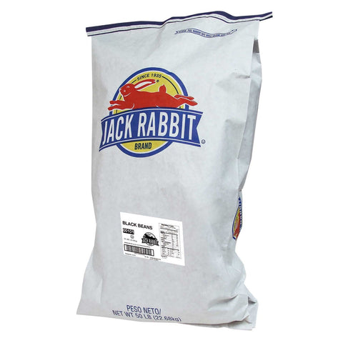 Jack Rabbit Black Beans - 50 lb. package, 1 package per case