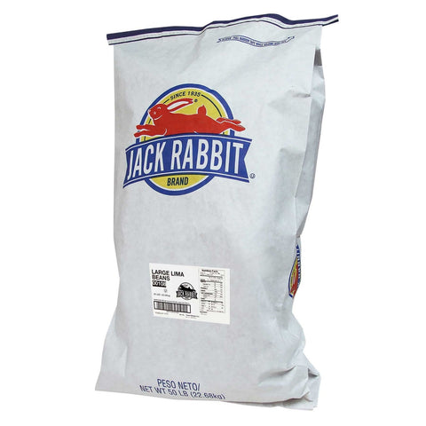Jack Rabbit Large Lima Beans - 50 lb. package, 1 package per case