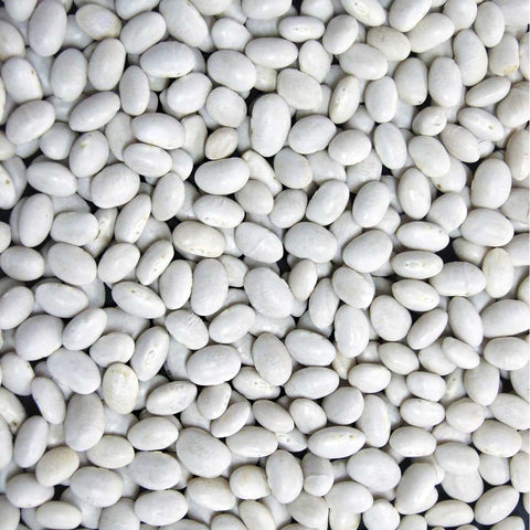 Jack Rabbit Small White Beans - 50 lb. package, 1 package per case