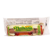 Advance Pierre Nathans Fully Cooked Jumbo Beef Hot Dog with Bun, 4.15 Ounce -- 12 per case
