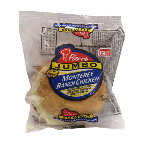 Pierre Jumbo Monterey Ranch Chicken Sandwich, 6.1 Ounce -- 12 per case.