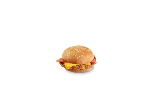 Advance Pierre Jumbo Bacon Cheeseburger, 6 Ounce -- 12 per case.