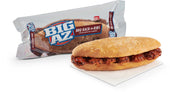 Advance Pierre Big Az Rack O Ribs Barbecue Pork Sandwich, 8.6 Ounce -- 8 per case.