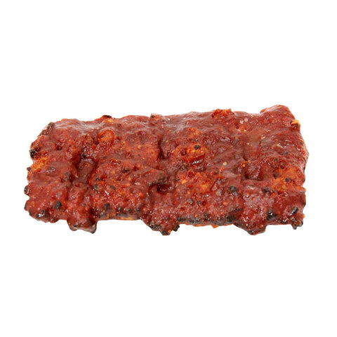 Advance Pierre Pork Rib Patty with Barbecue Sauce, 3.1 Ounce -- 52 per case.