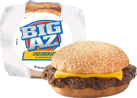 Advance Food Company Big AZ Cheeseburger, 8.9 ounce -- 10 per case