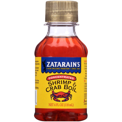 Zatarains New Orleans Style Liquid Crab Boil, 4 Fluid Ounce -- 6 per case.