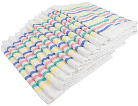 John Ritzenthaler Striped Terry Cloth Towel -- 12 per case